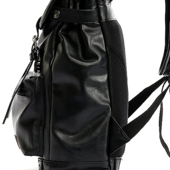 Double shoulder Leather Backpack